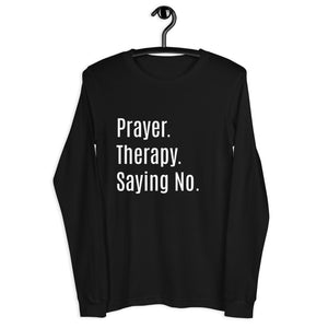 How I Keep My Peace Unisex Long Sleeve Tee